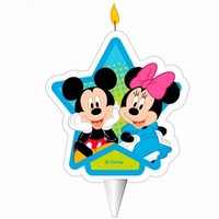 Svieka na tortu Mickey a Minnie 7,5 cm