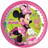 Tanieriky Eko papierov - Minnie Mouse 23 cm, 8 ks