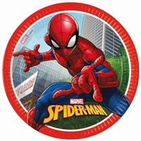 Tanieriky papierov Spiderman Crime Fighter 23 cm, 8 ks