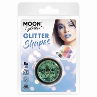 Trblietky Glitter Shapes holografick zelen