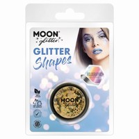 Trblietky Glitter Shapes holografick zlat