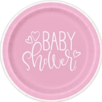 Taniere papierov Baby Shower ruov 8 ks