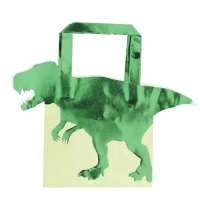 Taka darekov Dino metalicky zelen 19 x 22 cm 5 ks