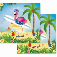 SERVTKY papierov Plameniak Flamingo 33x33cm 20ks