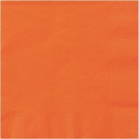 Servtky papierov banketov oranov 25 x 25 cm, 20 ks