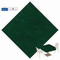 Obrus Airspun Party tmavo zelen 140 x 240 cm