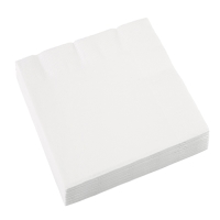 Servtky papierov biele Frosty White 33x33 cm, 20 ks