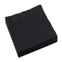 Servtky papierov ierne Black 33x33 cm, 20 ks