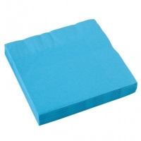 Servtky papierov modr Caribbean 33x33 cm, 20 ks