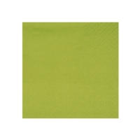 Servtky zelen Kiwi 21 x 20 cm, 25 ks