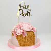 ZPICH do svadobnej torty  Pan a Pan zlat