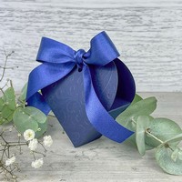 Krabika darekov Srdce tmavo modr 10 x 9,5 x 3,3 cm (4 ks)