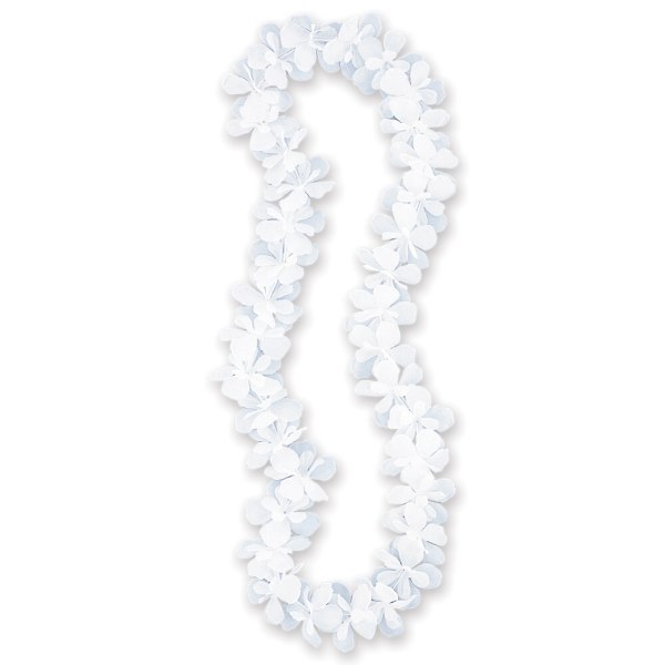Havajský veniec biely