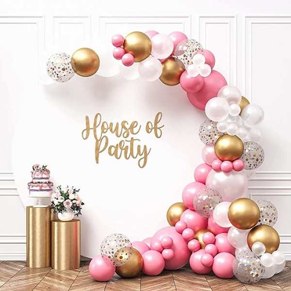 Balónková girlanda Happy Pink