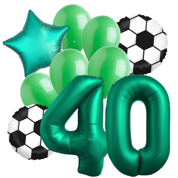Balónkový buket Fotbal číslo 40