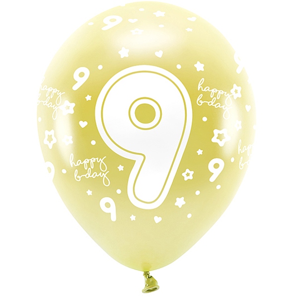 Balonky Eco 33 cm, Číslo