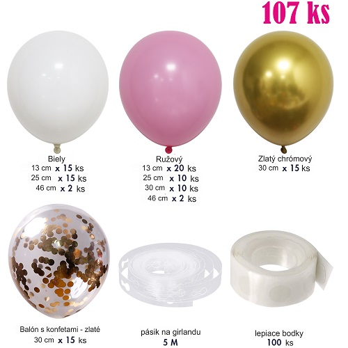 1 Balonky růzovozlate