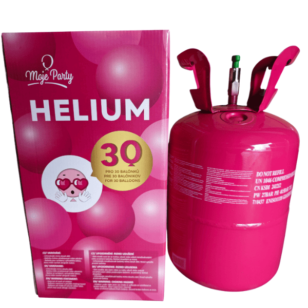 Helium na 30 balonků MojeParty