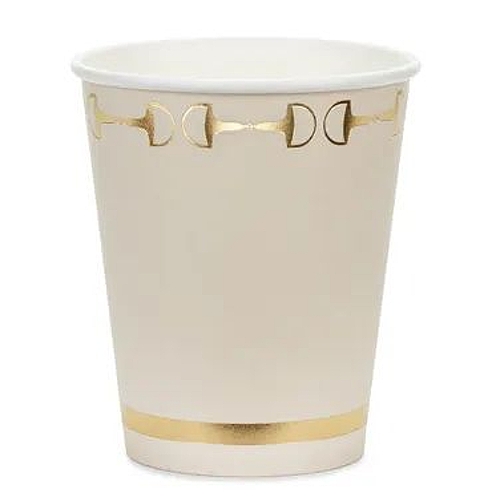 Kelímky papirové s podkovami, Kůň 220ml 6ks