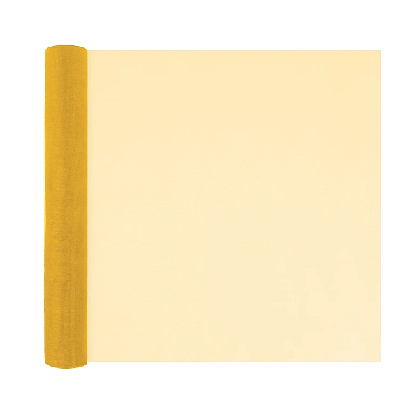 Organza zlatá 36cm x 9m