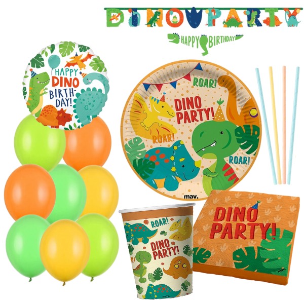 Party set - Dinosaurus baby pre 8 osôb