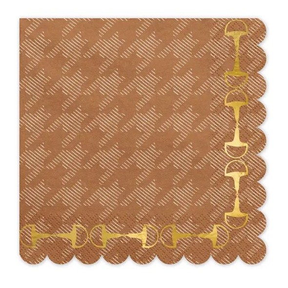 Ubrousky Třmeny, Koně 33x33 cm 12ks