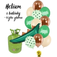 Helium a balonky DINO a ttkem zdarma
