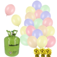 Helium a mix pastelovch balnk + 3 ttka