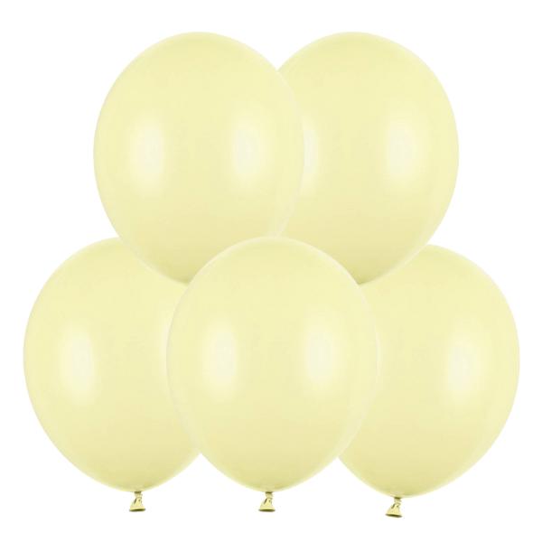 Balónky světle žluté 5ks 30 cm