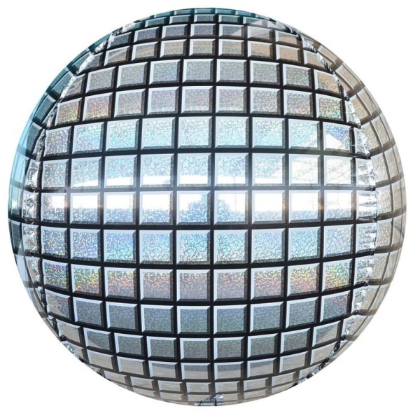 Balónik fóliový Disco guľa 16''