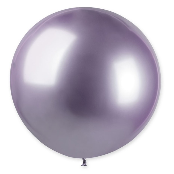 Balónik latexový chrómový fialový 80 cm, 1 ks