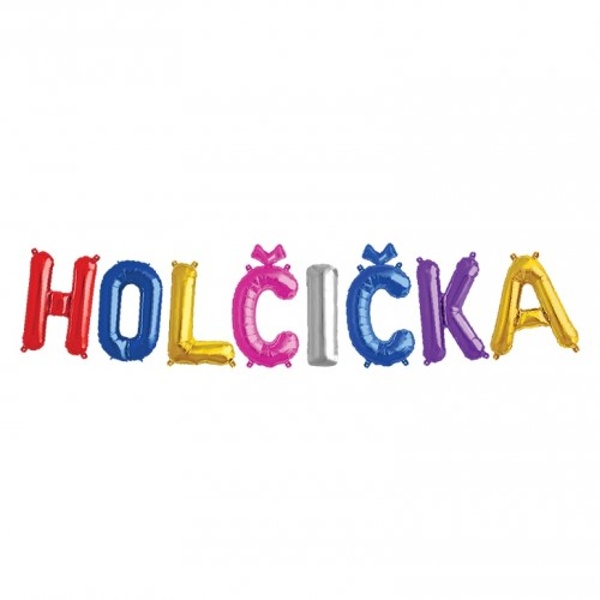 BALÓNIKOVÝ nápis Holčička