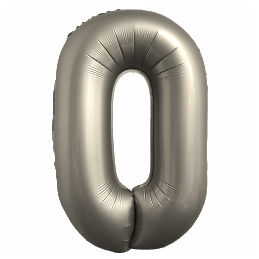 Balónek chromový číslice
