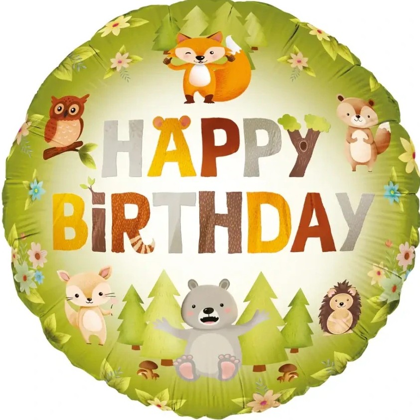 Balónek fóliový HB zvířátka 45 cm