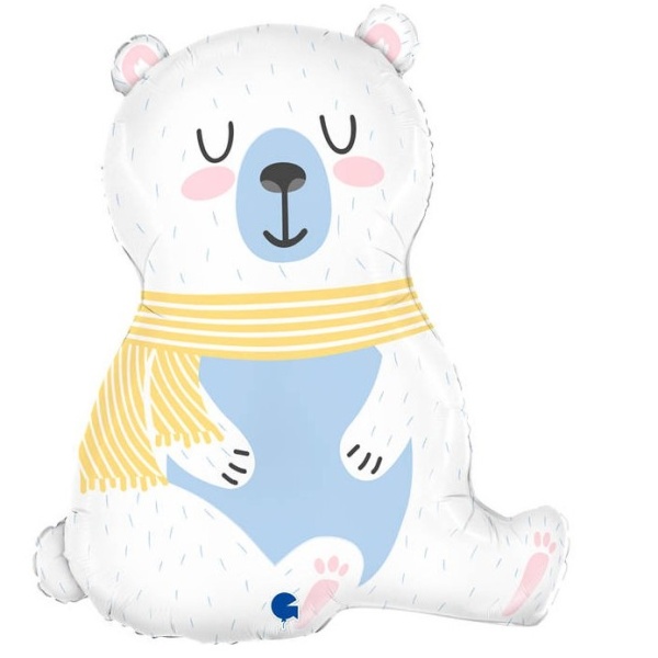 Balónik fóliový Ľadový medvedík 74 cm