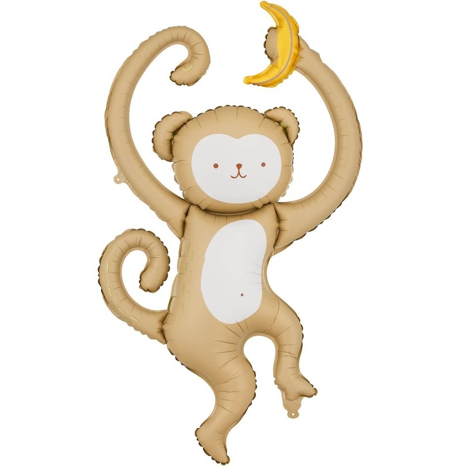 Balónek fóliový Opička 51x88 cm
