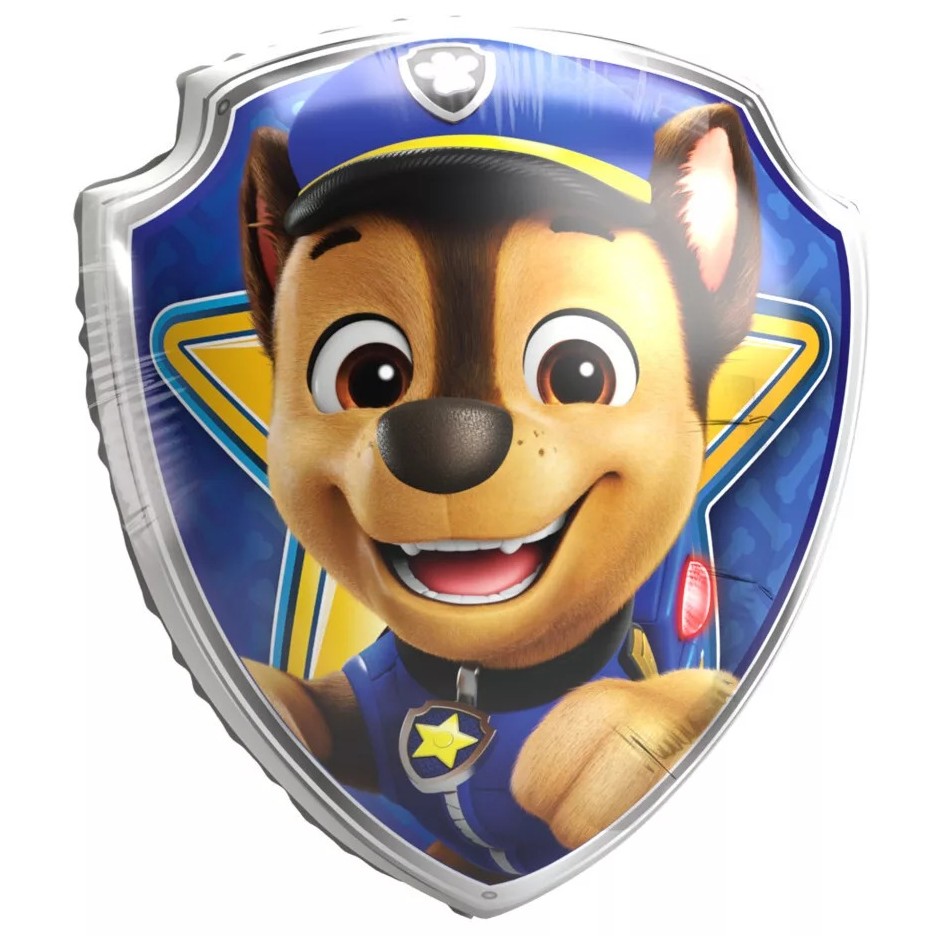 Balónek fóliový Štít Chase 68x75 cm