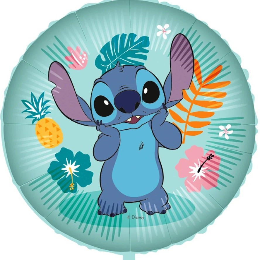 Balónek fóliový Stitch - Hawaii 46 cm
