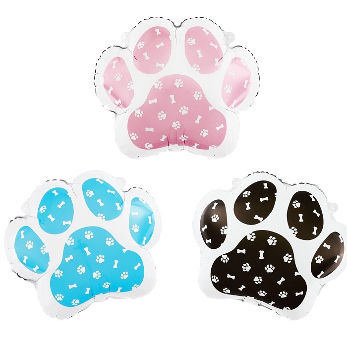 Balónek fóliový Tlapky 49x50 cm 3 ks