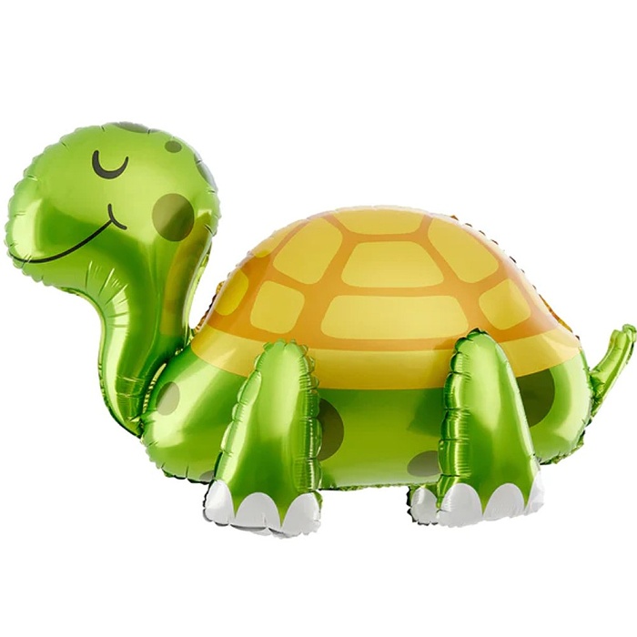 Balónek fóliový Želva stojící 66x44 cm