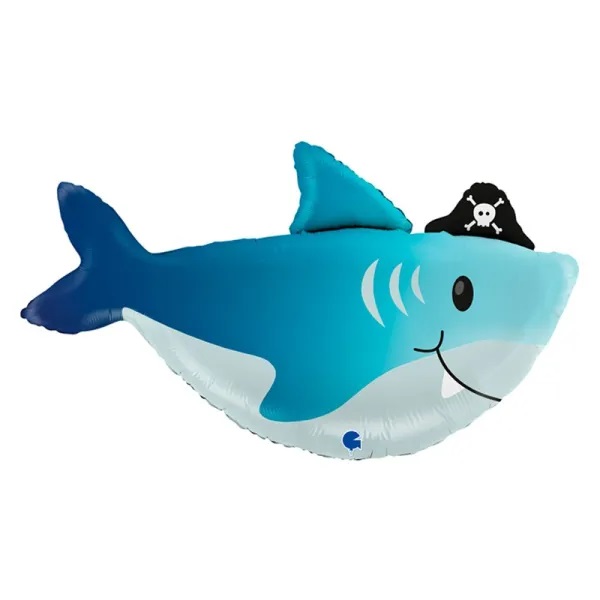 Balónik fóliový Žralok 74 x 42 cm