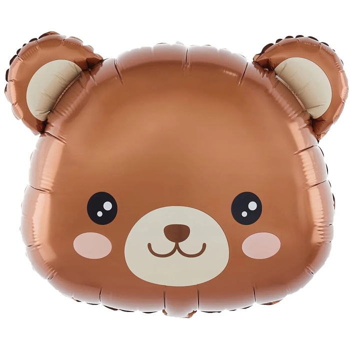 Balónek fóliový hlava Medvídka 57x60 cm