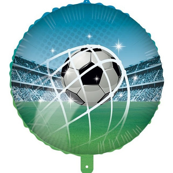 Balónik fóliový kruh Futbal 46 cm