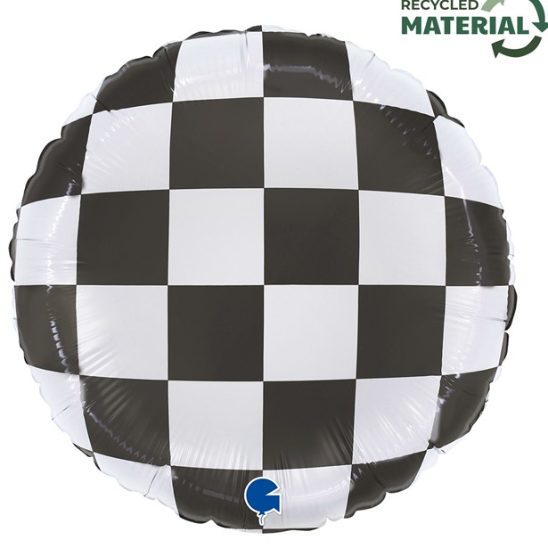 Balónek fóliový šachovnice 46 cm