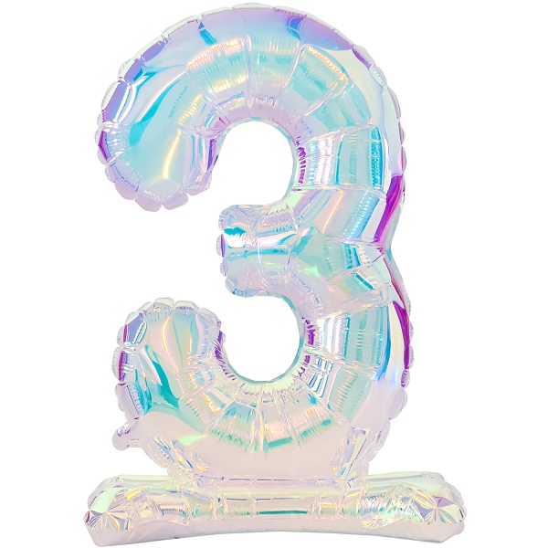 Balónek fóliový stojací číslo