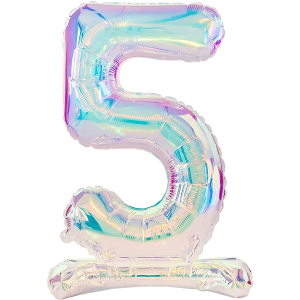 Balónek fóliový stojací číslo