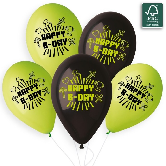 Balónek latexový Happy Birthday TNT 33cm 1ks