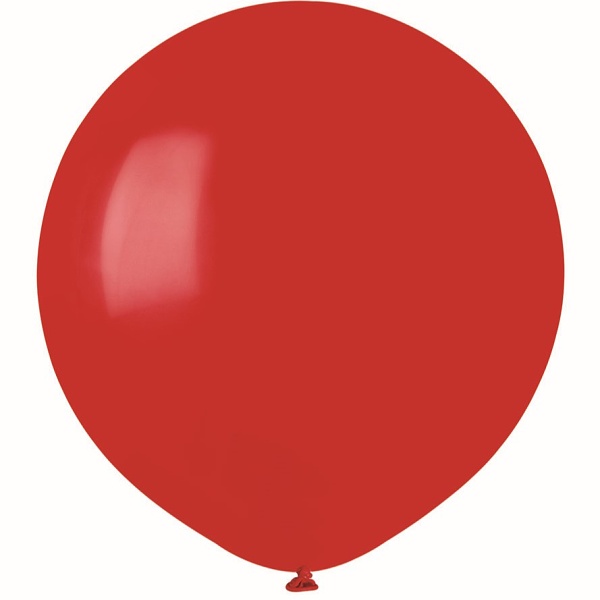 Balónik latexový červený 48cm 1ks