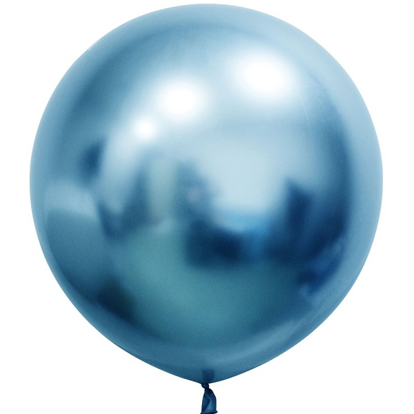 Balónek latexový platinum modrý 61 cm 2 ks