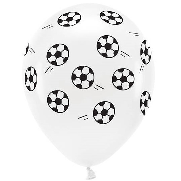 Balóniky latexové Futbal 33 cm 6 ks